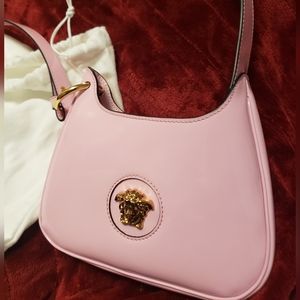 Versace small La Medusa hobo bag - patent Pink Authentic